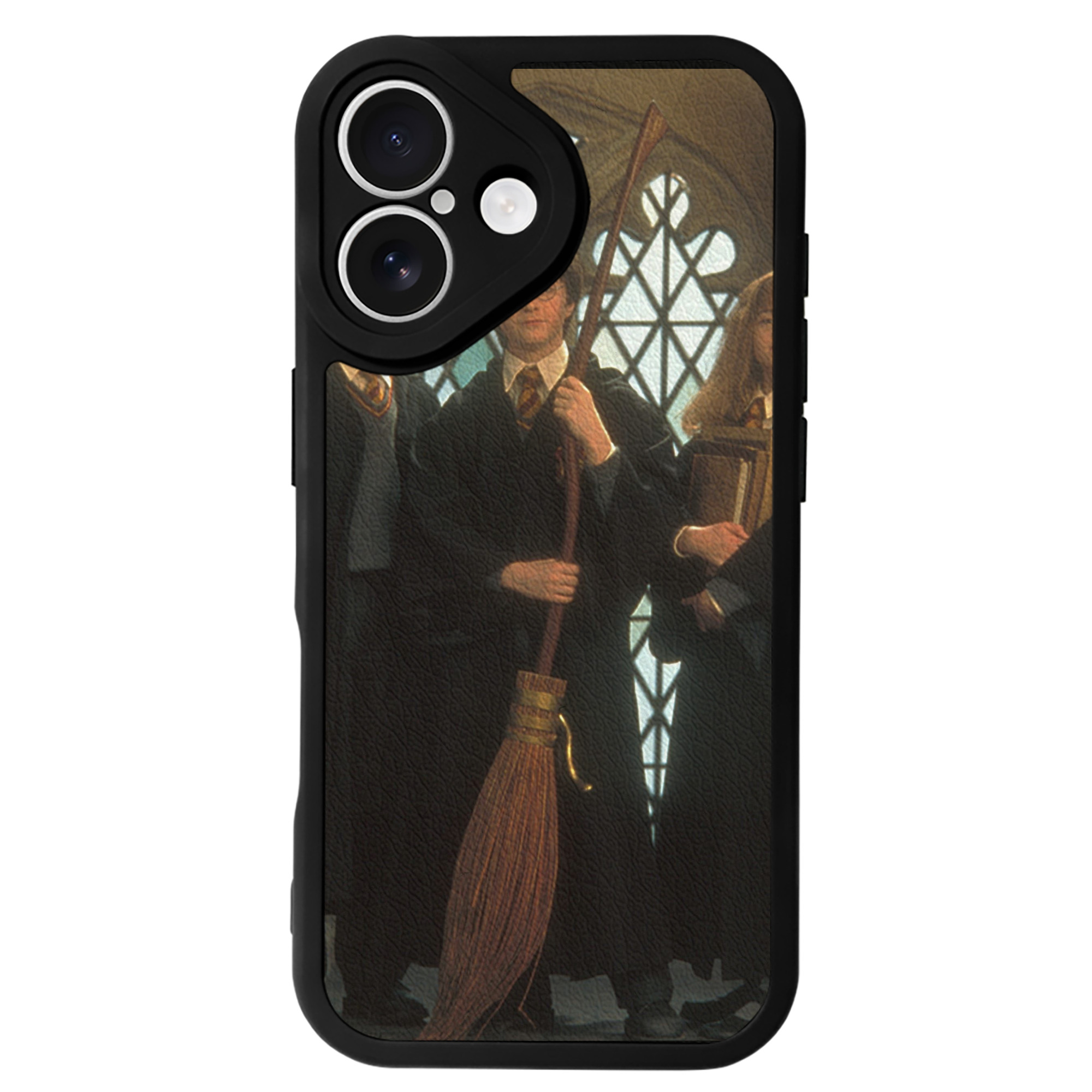 （画像用） Harry Potter ハリー・ポッターシリーズ 【iPhone 16シリーズ対応】シリコンスマホケース（レザー調） 材質：シリコン